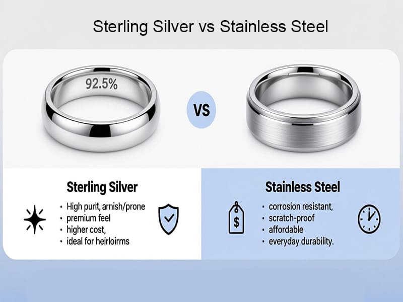 Sterling Silver vs Stainless Steel 800×600 Sterling Silver vs Stainless Steel 800x600